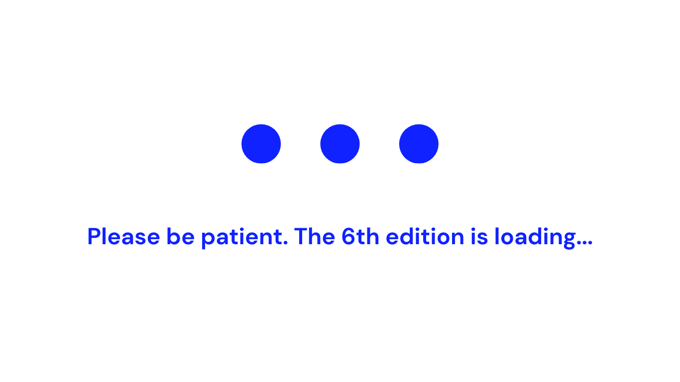 Please be patient. The 6th edition is loading...